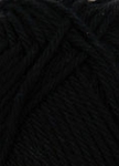Svarta Fåret Tilda Cotton Eco garn 25g - Svart (201)