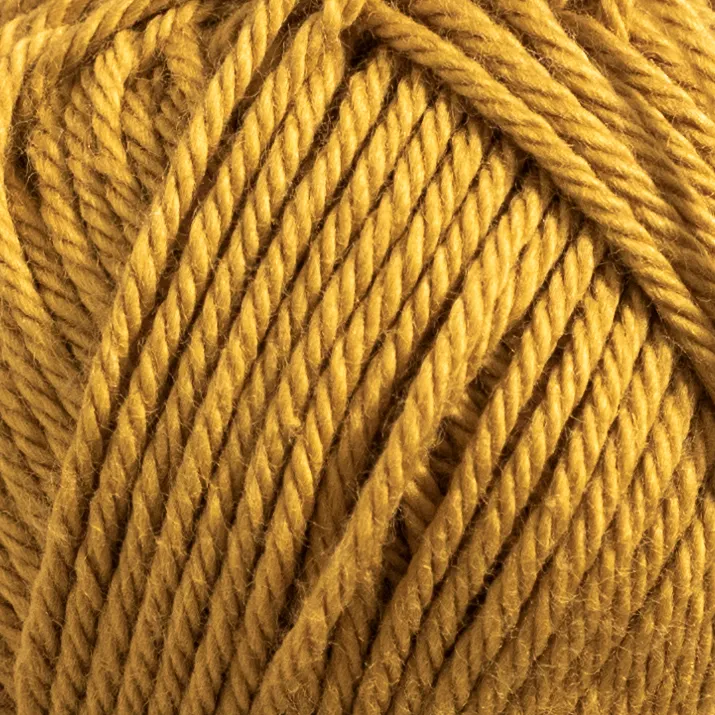 Svarta Fåret Tilda Cotton Eco garn 25g - Honungsgul (231) Svarta Fåret Tilda Cotton Eco garn 25g - Honungsgul (231)