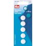 Plastknappar att klä - 15 mm - 5 st