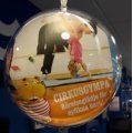 Kundbild Plastboll 160 mm - kristallklar separerbar (PS): Stor och rymlig, bra passform.