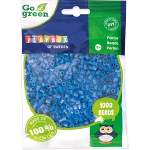 Rörpärlor Go green 1000 st Blå Rörpärlor Go green 1000 st Blå