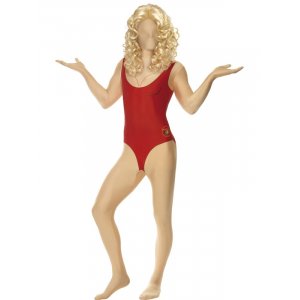 Second skin-dräkt, baywatch maskeraddräkt - Large Second skin-dräkt, baywatch maskeraddräkt - Large