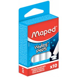 Krita - Maped - Vita kritor 10-pack Krita - Maped - Vita kritor 10-pack