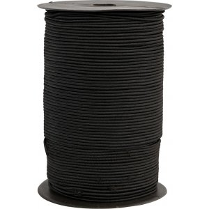 Elastiskt snöre 2 mm - svart - 250 m Elastiskt snöre 2 mm - svart - 250 m