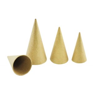 Pappkoner 30 st 8, 10 & 12 cm Pappkoner 30 st 8, 10 & 12 cm