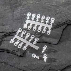 Hängare - färglös 25 st. plast Hängare - färglös 25 st. plast
