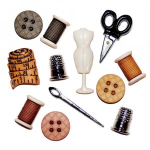 Multifärgade knappar 15x10 - 41x14 mm - Syrummet Multifärgade knappar 15x10 - 41x14 mm - Syrummet